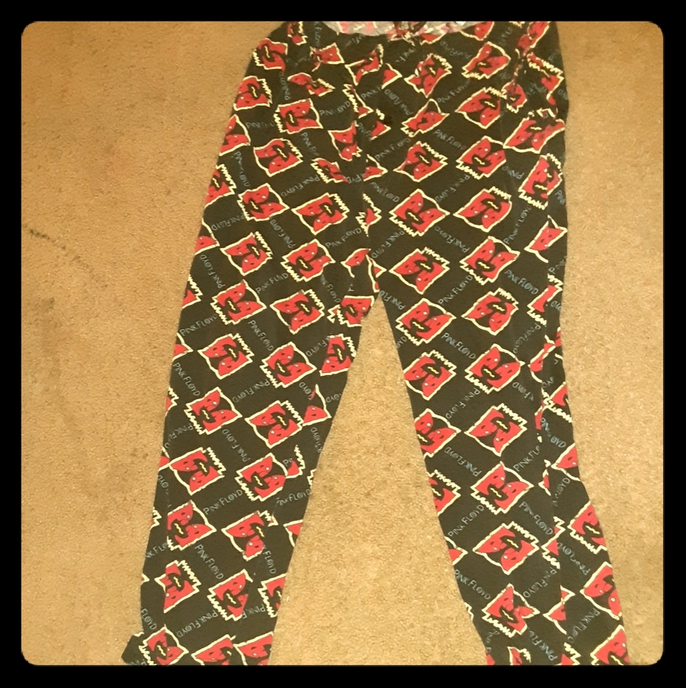 Unique pink floyd Pajama pants.